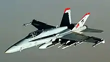 An F/A-18 of VMFA-232