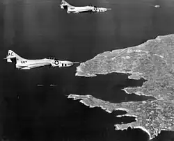 F9F-8Ps over Malta, 1958