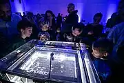 Cloud chamber during the European Researchers' Night at FZU