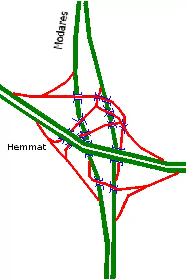 Fajr Interchange map