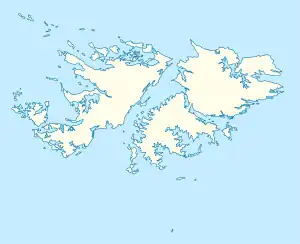 Battle of Mount Longdon is located in Falkland Islands