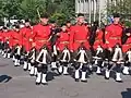 The Band of the Royal Canadian Mounted Police playing in Quebec City