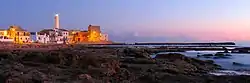 The lighthouse in the frazione of Punta Secca