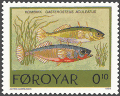 FR 248 of 1994: Kombikk - stickleback (Gasterosteus aculeatus)