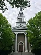 First Presbyterian Church, entrance.