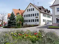 Market square in Fischach