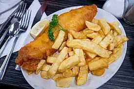 English fish and chips