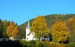 View of the village church