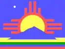 Flag of Roswell, New Mexico, United States (El Capitan)