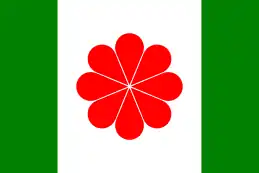 A proposal for a flag of the Republic of Taiwan, “hearts-in-harmony” (同心旗), designed by the Reverend Donald Liu (劉瑞義) in the mid-1990s, perhaps one of the more prominent designs.