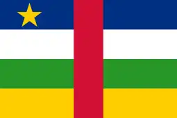 Flag of Central African Empire