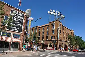 Several buildings downtown