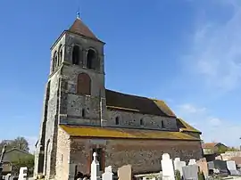 The church in Flavigny