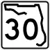 State Road 30 marker