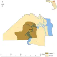 Map of the district