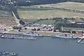 The buildings of the system training teaching group at the Heppenser Groden naval base in Wilhelmshaven