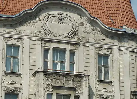 Detail of the gable