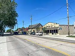 Downtown Fort Calhoun along U.S. Route 75, June 2021