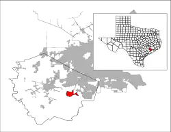 Location of Thompsons, Texas