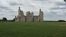 Ruins of the commanding officer's residence