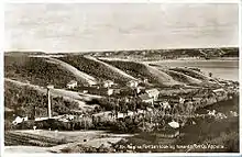 Fort San looking towards Fort Qu'Appelle, 1920s