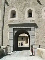 The gateway to the courtyard.