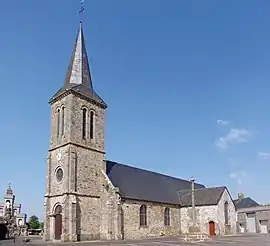 The church in Saint-Roch-sur-Égrenne