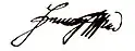 Francis II and I's signature