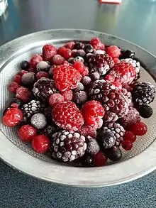 Mixed frozen berries