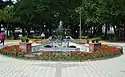 Frog fountain in Prados Gardens, Talavera de la Reina.