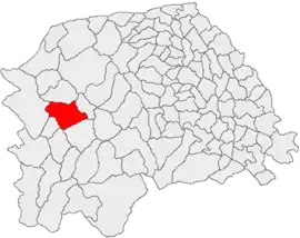 Location in Suceava County