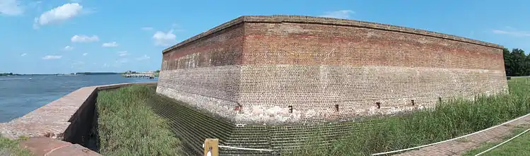 GA Savannah Fort Jackson pano01