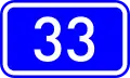 National Road 33 shield