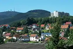 View on the municipal part of Cabarz