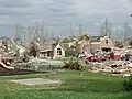 Residential damage in Gallatin, Tennessee