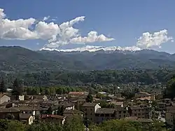 Panorama of Gallicano from the cathedral