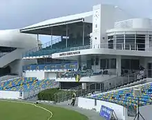 The Sir Garfield Sobers pavilion at Kensington Oval, Barbados