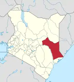 Location in Kenya