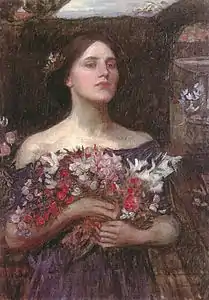 Gather Ye Rosebuds or Ophelia (a study)c. 1908