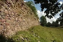 The wall of the Gdov kremlin