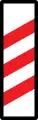 6c: Level crossing mark (right) - Distance to level crossing approx. 240m