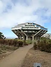 Geisel Library, San Diego, California, US, by William Pereira, 1970