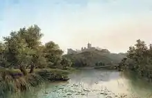 George Augustus WilliamsWindsor Castle from the Thames