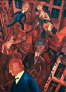 Bild: George Grosz, Metropolis (1917)