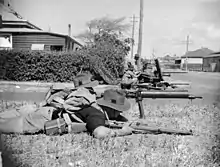 Image 76Australian soldiers exercising to defend Geraldton, Western Australia in October 1942 (from Military history of Australia during World War II)