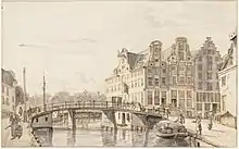 Leprozengracht looking southwest towards Zwanenburgerstraat Gerrit Lamberts 1830