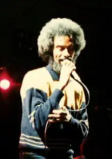 Scott-Heron performing at WOMADin Bristol, England, 1986