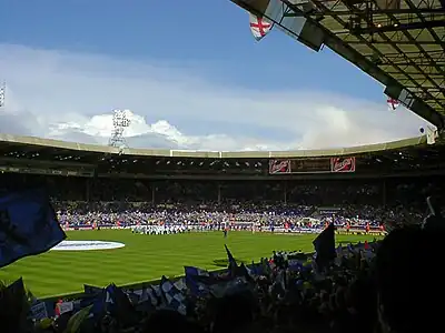 Fans at Gillingham's playoff final