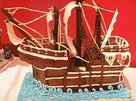 Gingerbread ship