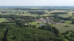 Aerial view of Glinna